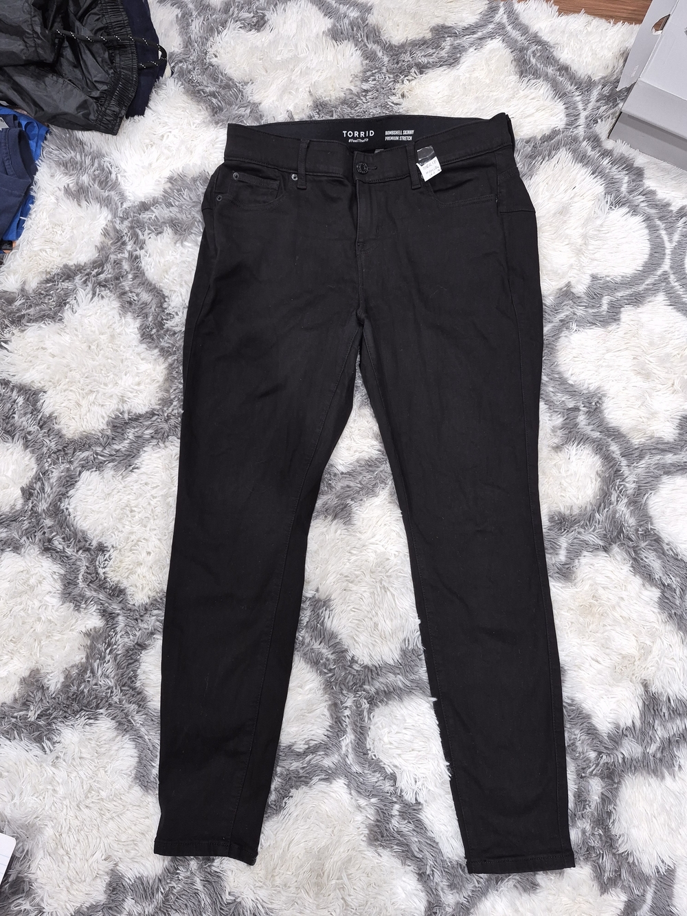 torrid Black High-Rise Skinny Jeans
